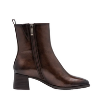 Tamaris Womens Boot 1-25019-47 Brown Patent