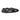 Black insulated slip-on mule slippers with quilted design and rubber soles