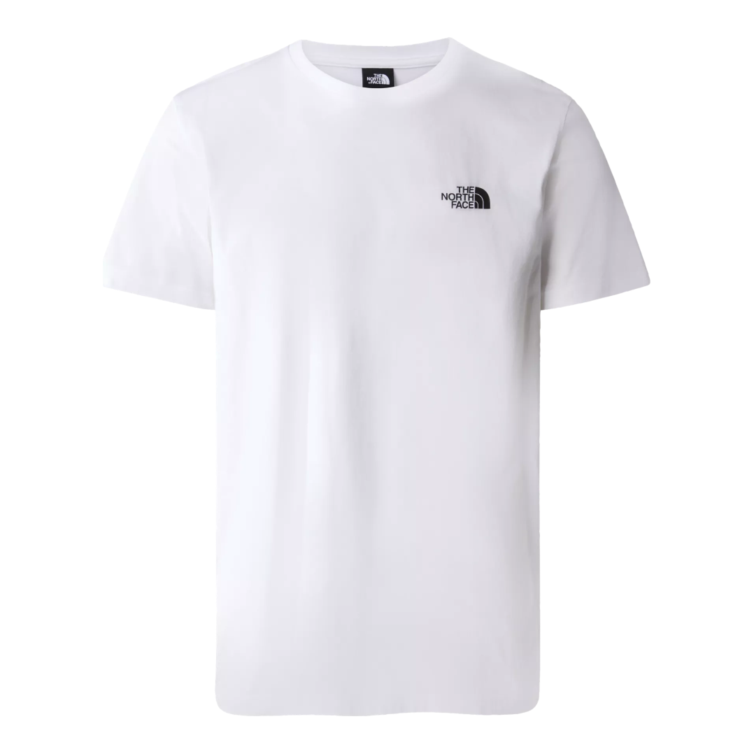 The North Face Simple Dome men's white short-sleeve t-shirt