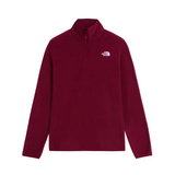 The North Face Womens Fleece Glacier 1/4 Zip Burgundy Crush