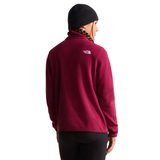 The North Face Womens Fleece Glacier 1/4 Zip Burgundy Crush