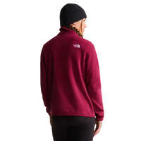 The North Face Womens Fleece Glacier 1/4 Zip Burgundy Crush