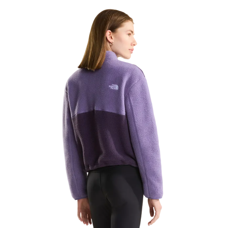 The North Face Yumiori women's purple quarter-zip fleece