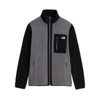The North Face Mens Fleece Full Zip Yumiori Smoked Pearl/TNF Black