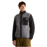 The North Face Mens Fleece Full Zip Yumiori Smoked Pearl/TNF Black