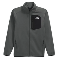The North Face Mens Jacket Crest Full Zip Anthracite Grey