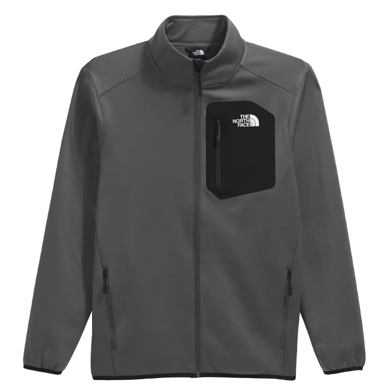The North Face Mens Jacket Crest Full Zip Anthracite Grey