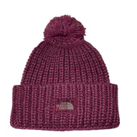The North Face Unisex Beanie Cozy Chunky Cabin Burgundy Crush