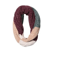 Tiffosi Womens Violet Knitted Scarf Garden Topiar