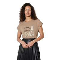 Tiffosi Womens T-Shirt Madrid 26 Beige