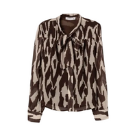 Tiffosi Womens Shirt Jordania Chocolate Brown