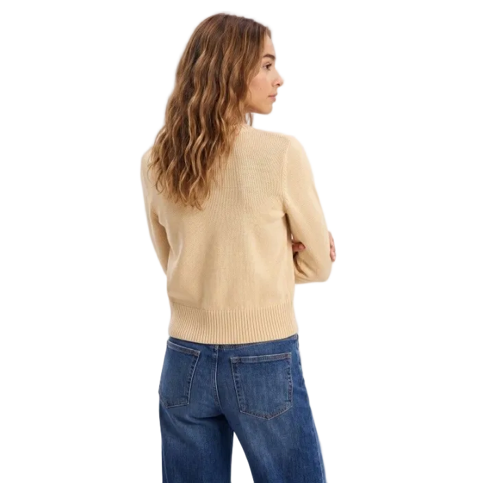 Tiffosi Lion women's maize yellow knitted cardigan