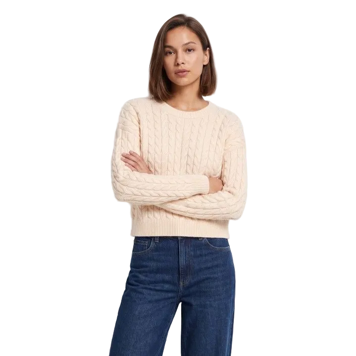 Tiffosi Uranos women's beige knitted sweater