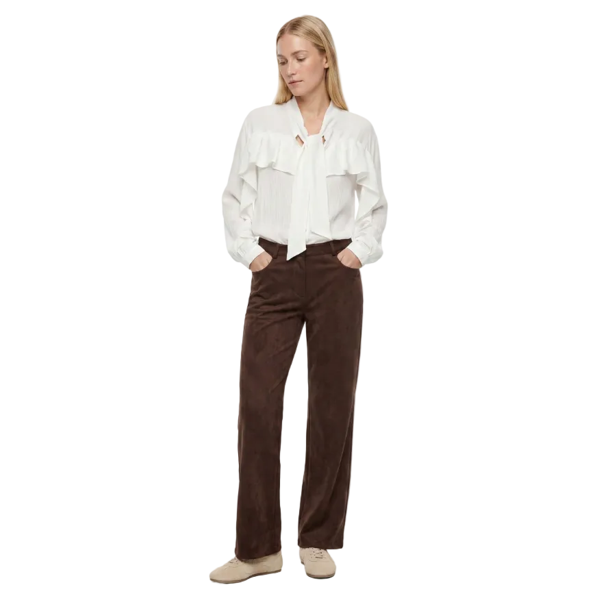Tiffosi Isadora women's brown trousers