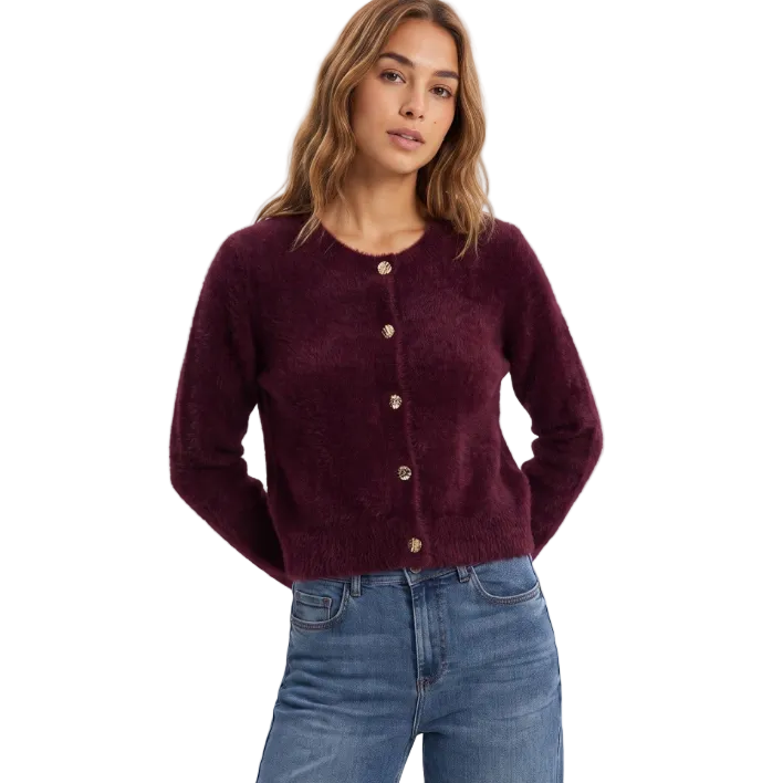 Tiffosi Women's Cardigan Nodos Fig