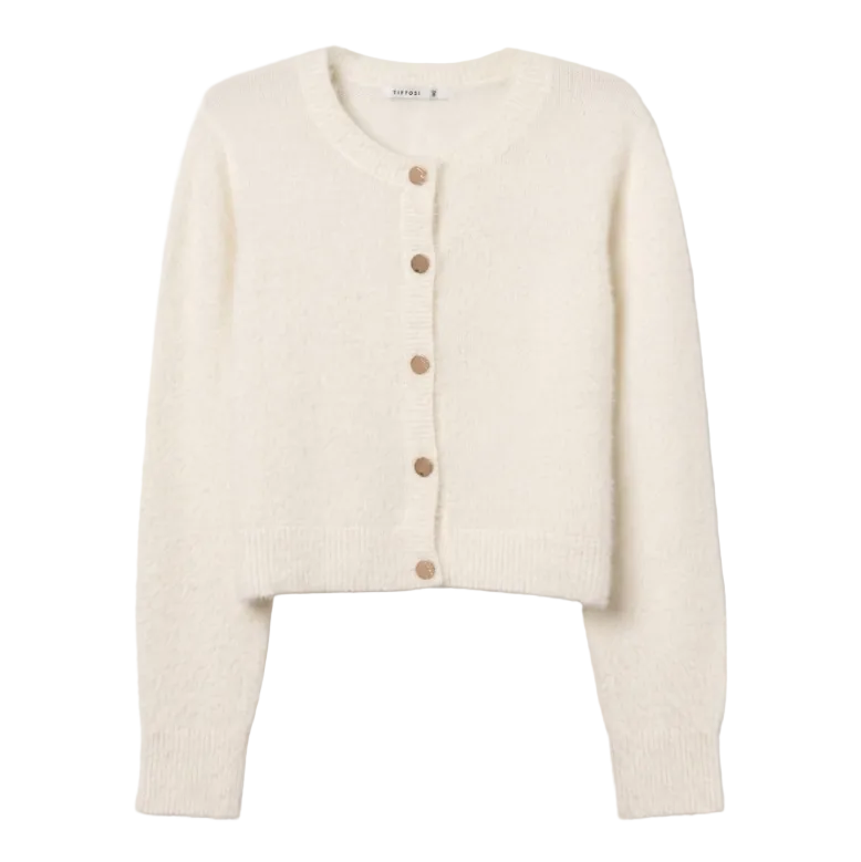 Tiffosi Women's Cardigan Nodos Star White