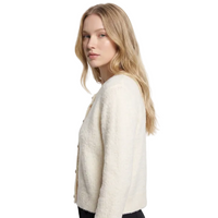 Tiffosi Women's Cardigan Nodos Star White