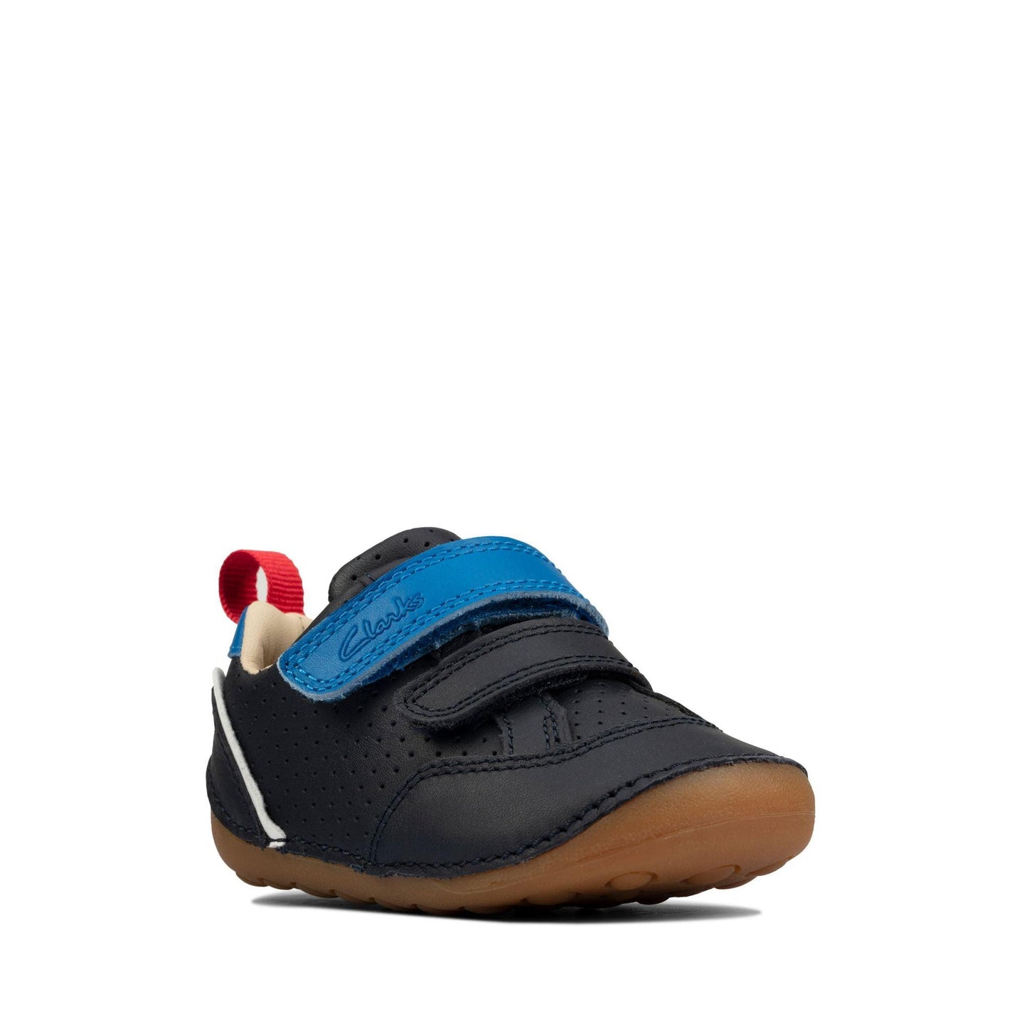 Clarks Boys Prewalker Tiny Sky T Navy Leather