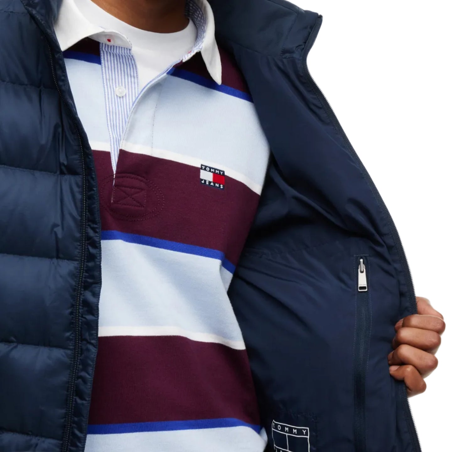 Tommy Jeans Packable Light Down Ripstop Relaxed Jacket Dark Blue