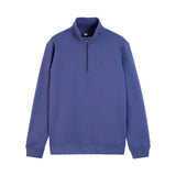 Tommy Jeans Mens 1/4 Zip Fleece Mock Basic Navy