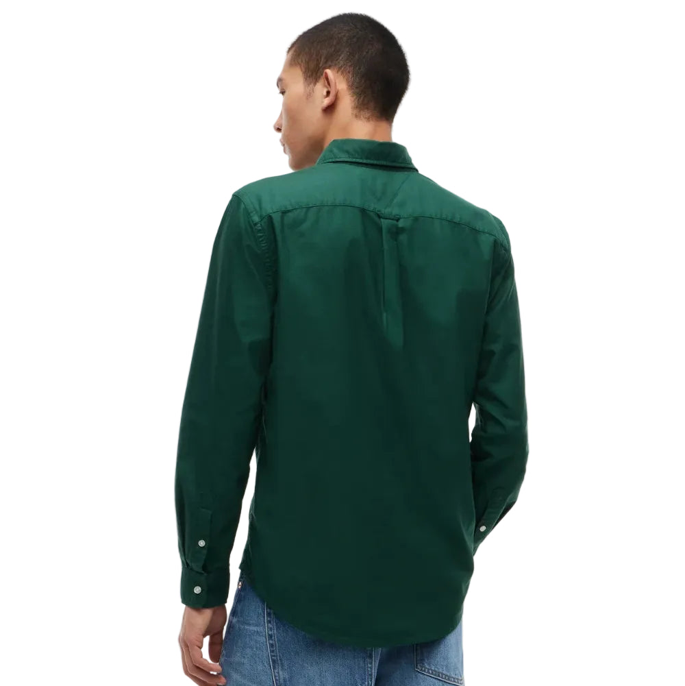Tommy Jeans men's velvet green regular shirt