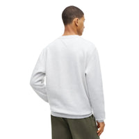 Tommy Jeans Mens Sweatshirt Badge Crewneck Ice Grey Heather