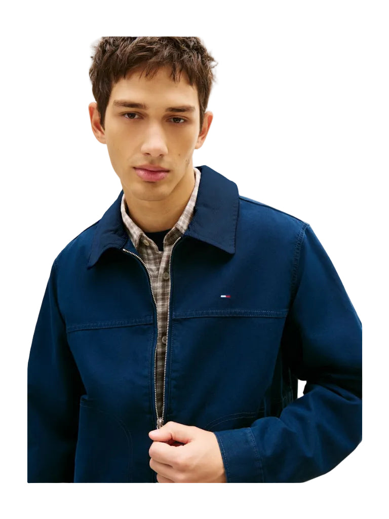 Tommy Jeans Mens Jacket Reg Cotton Ranch Dark Night Navy