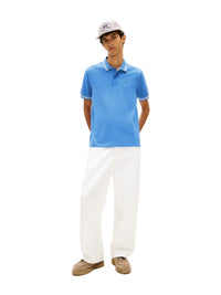 Tommy Jeans Mens Polo Regular Tipped Blue Twilight