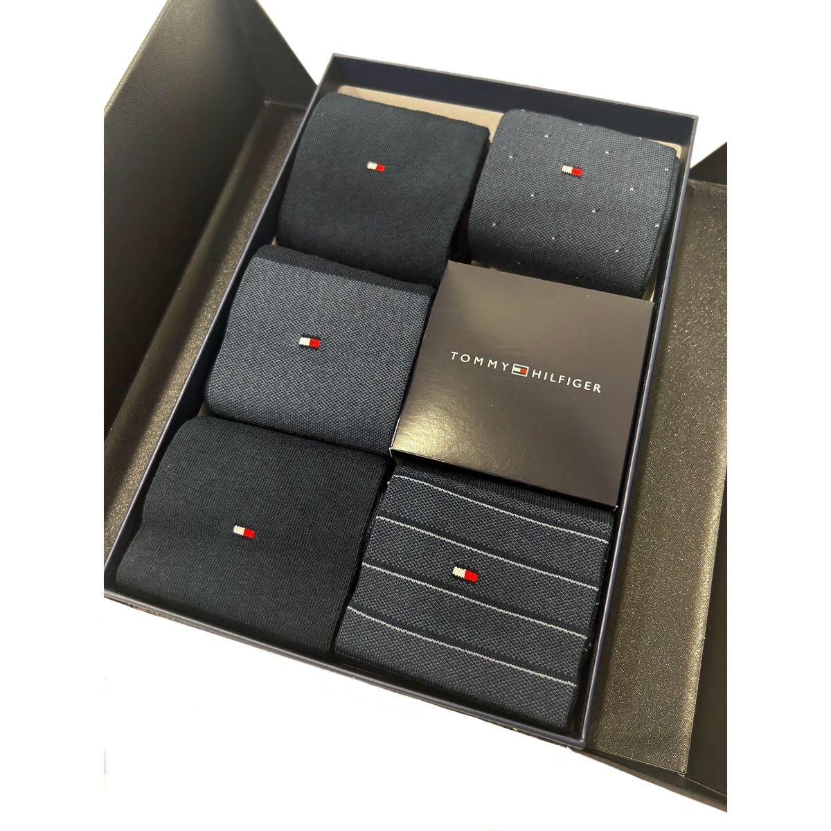 Tommy Hilfiger Mens 5 Pack Socks Navy