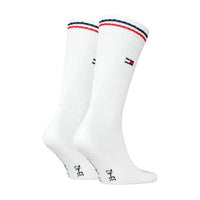 Tommy Hilfiger Mens Socks Long 2 Pack White