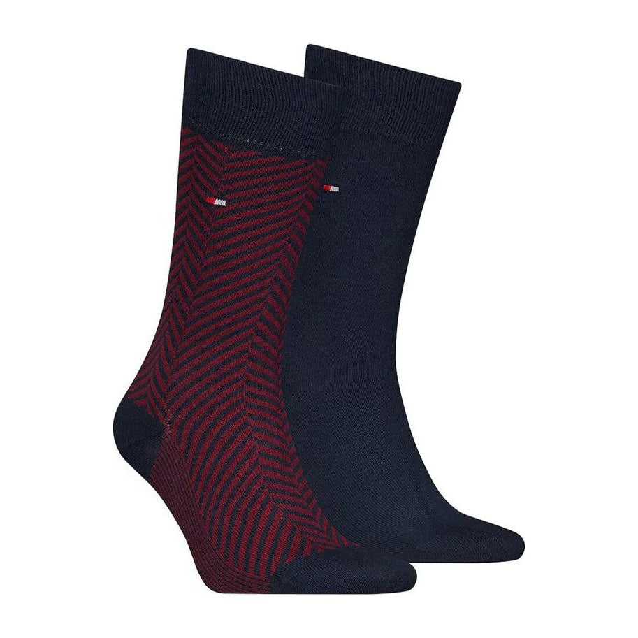 Tommy Hilfiger Mens 2 Pairs Socks Navy