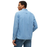 Tommy Jeans Mens Shirt Regular Dobby Check Shirt Westside Blue Small Check