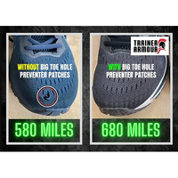 Trainer Armour Big Toe Hole Preventer White