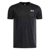 Under Armour Boys Tech Play Short Sleeve T-Shirt Black/White