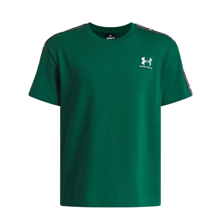 Under Armour boys' green and white t-shirt