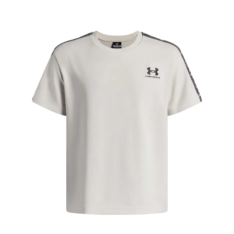 Under Armour boys' white and black t-shirt