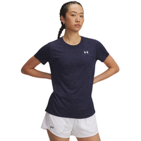 Under Armour Womens T-Shirt Tech Twist Midnight Navy/White