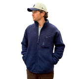 Gym+Coffee Mens Horizon Full Zip Jacket Twilight Navy