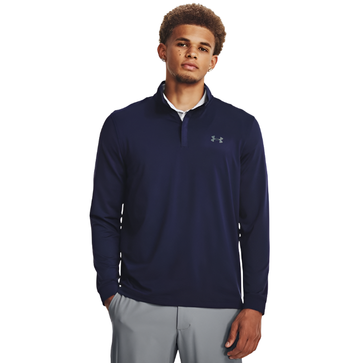 Under Armour Mens Playoff ¼ Zip Midnight Navy - Donaghys