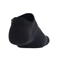 Under Armour Unisex Socks Essential 6-Pack No-Show Black