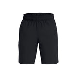 Under Armour Boys Shorts Woven Wordmark Black