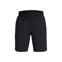 Under Armour Boys Shorts Woven Wordmark Black