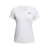 Under Armour Womens Short Sleeve V-Neck T-Shirt White