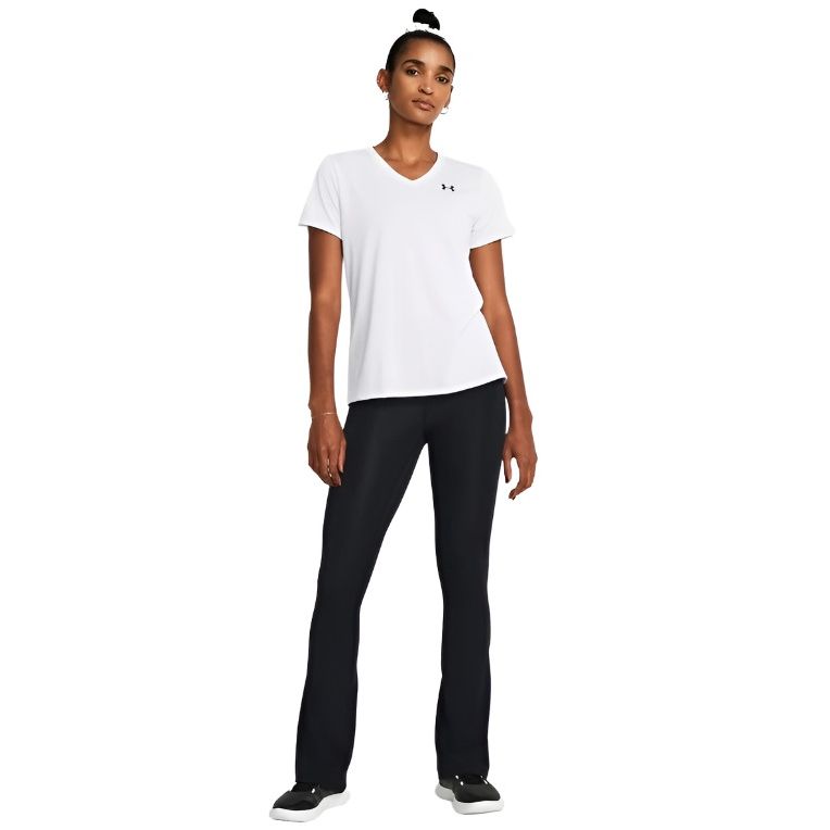 Under Armour Womens Short Sleeve V-Neck T-Shirt White