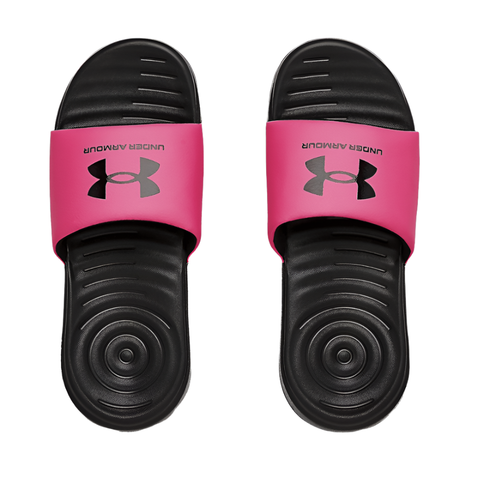Under armour sales pink slides
