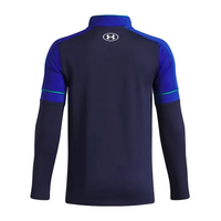 Under Armour Boys 1/4 Zip Challenger Training Midnight Navy/Royal/White