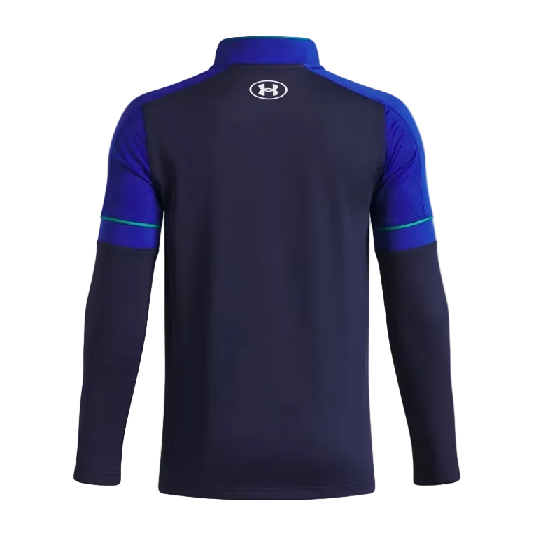 Under Armour Boys 1/4 Zip Challenger Training Midnight Navy/Royal/White