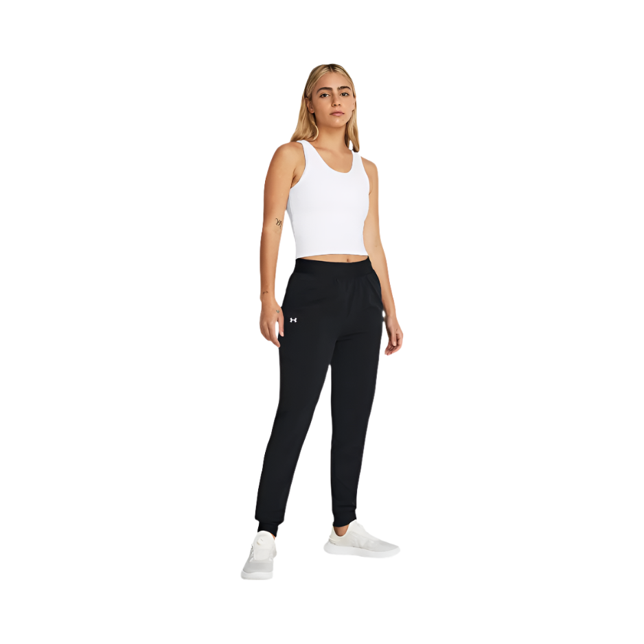 Under Armour women's black high-rise woven pants