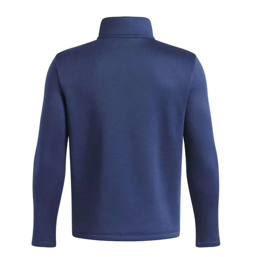 Under Armour Boys 1/4 Zip Drive Midlayer Academy/Aegean Blue