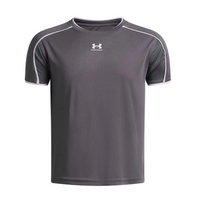 Under Armour Boys T-Shirt Challenger Train Short Sleeve Castlerock/White